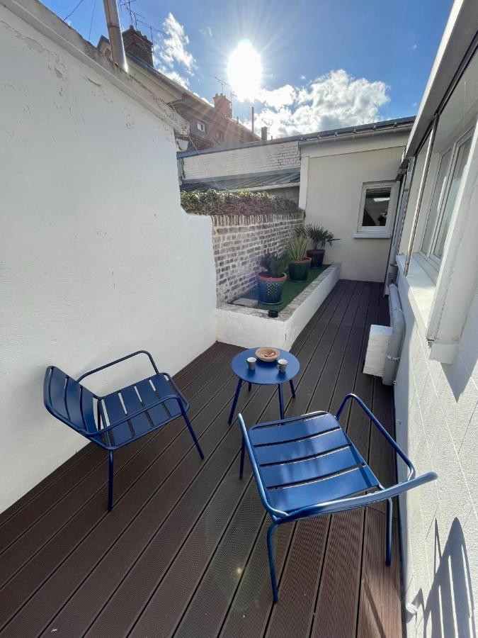 Soleil Levant - T2 Avec Terrasse Proche Gare Amiens Esterno foto
